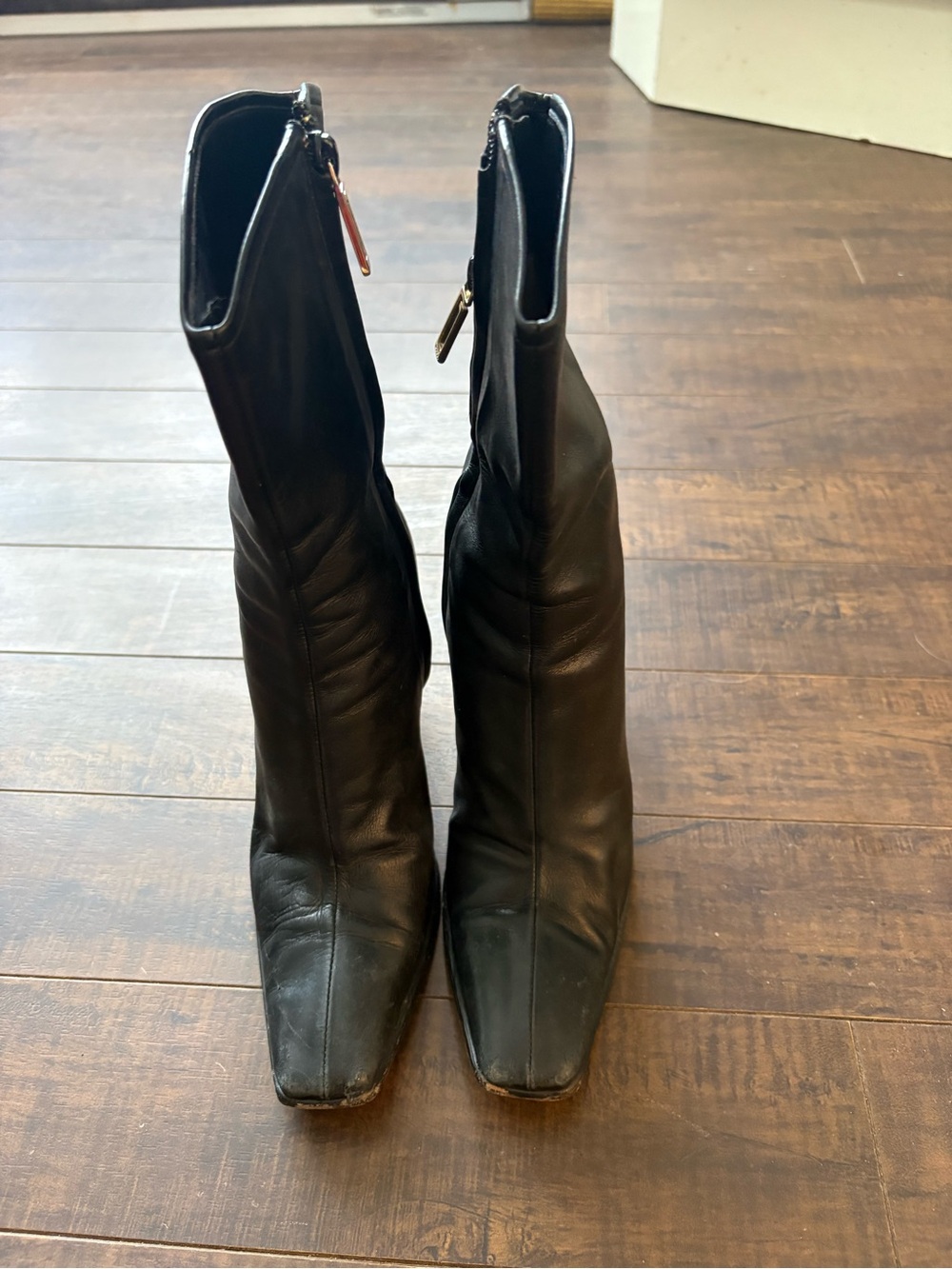 Tom Ford for Gucci vintage Black leather ankle boots